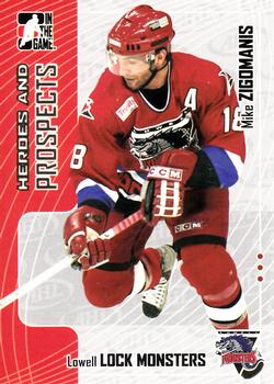 #98 Michael Zigomanis - Lowell Lock Monsters - 2005-06 In The Game Heroes and Prospects Hockey