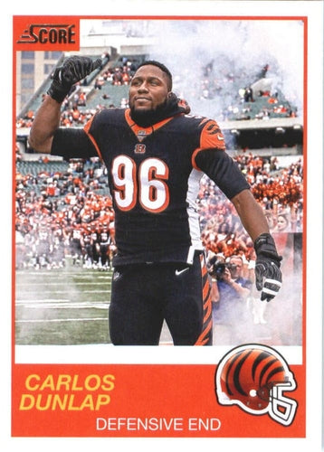 #98 Carlos Dunlap - Cincinnati Bengals - 2019 Score Football