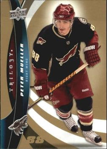 #98 Peter Mueller - Phoenix Coyotes - 2009-10 Upper Deck Trilogy Hockey
