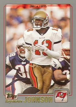 #98 Keyshawn Johnson - Tampa Bay Buccaneers - 2001 Topps Football