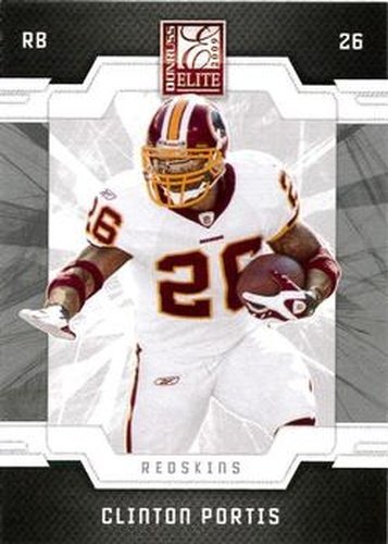 #98 Clinton Portis - Washington Redskins - 2009 Donruss Elite Football