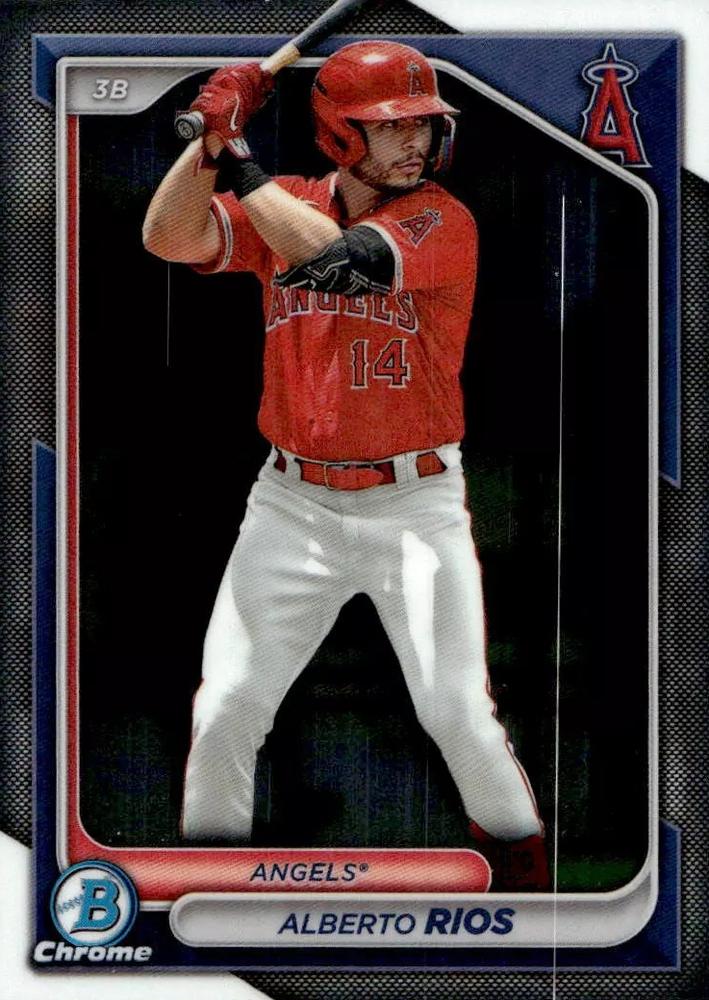 #BCP-98 Alberto Rios - Los Angeles Angels - 2024 Bowman - Chrome Prospects Baseball