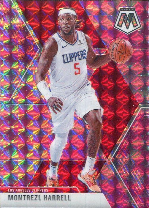 #98 Montrezl Harrell - Los Angeles Clippers - 2019-20 Panini Mosaic - Camo Pink Basketball
