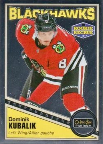 #R-98 Dominik Kubalik - Chicago Blackhawks - 2019-20 O-Pee-Chee Platinum - Retro Hockey