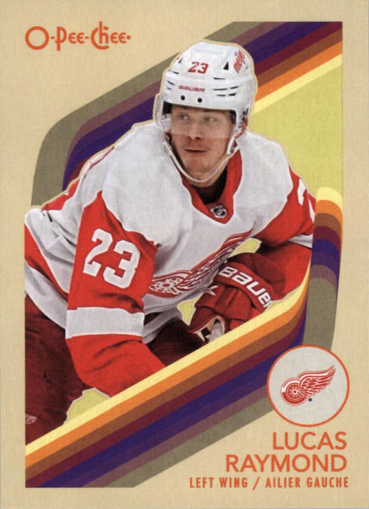 #98 Lucas Raymond - Detroit Red Wings - 2023-24 O-Pee-Chee - Retro Hockey