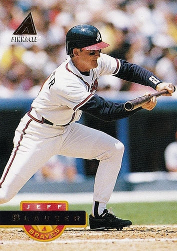 #98 Jeff Blauser - Atlanta Braves - 1994 Pinnacle Baseball