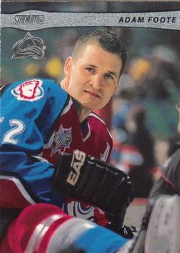 #98 Adam Foote - Colorado Avalanche - 2001-02 Stadium Club Hockey