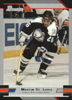 #98 Martin St. Louis - Tampa Bay Lightning - 2003-04 Bowman Draft Picks and Prospects Hockey
