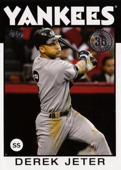 #86B-98 Derek Jeter - New York Yankees - 2021 Topps - 1986 Topps Baseball 35th Anniversary Series One Baseball