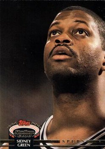 #98 Sidney Green - San Antonio Spurs - 1992-93 Stadium Club Basketball