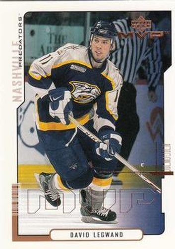 #98 David Legwand - Nashville Predators - 2000-01 Upper Deck MVP Hockey