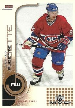 #98 Donald Audette - Montreal Canadiens - 2002-03 Upper Deck MVP Hockey