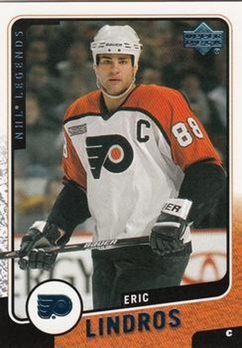 #98 Eric Lindros - Philadelphia Flyers - 2000-01 Upper Deck Legends Hockey