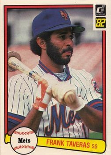 #98 Frank Taveras - New York Mets - 1982 Donruss Baseball