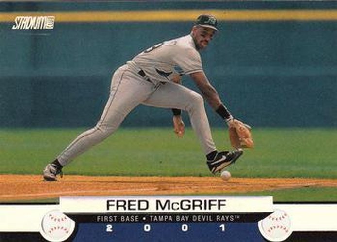 #98 Fred McGriff - Tampa Bay Devil Rays - 2001 Stadium Club Baseball