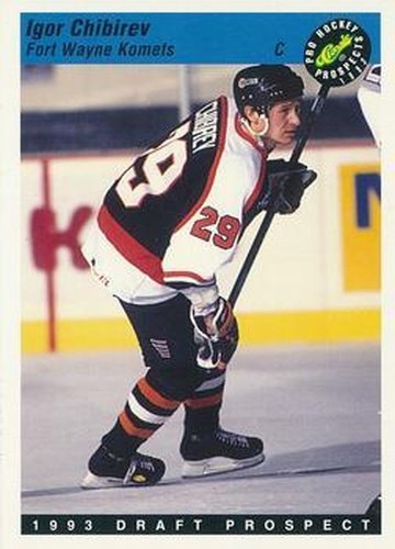 #98 Igor Chibirev - Fort Wayne Komets - 1993 Classic Pro Prospects Hockey