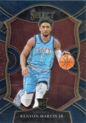 #98 Kenyon Martin Jr. - Houston Rockets - 2020-21 Panini Select - Blue Basketball