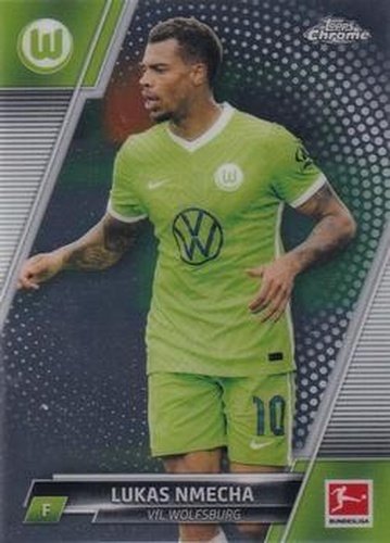 #98 Lukas Nmecha - VfL Wolfsburg - 2021-22 Topps Chrome Bundesliga Soccer