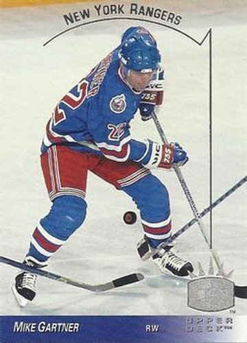 #98 Mike Gartner - New York Rangers - 1993-94 Upper Deck - SP Hockey