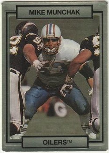 #98 Mike Munchak - Houston Oilers - 1990 Action Packed Football