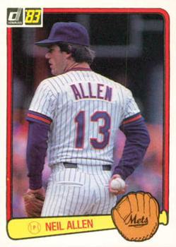 #98 Neil Allen - New York Mets - 1983 Donruss Baseball