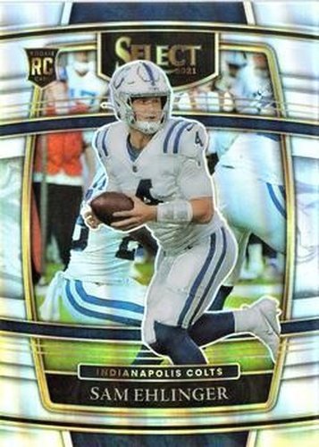 #98 Sam Ehlinger - Indianapolis Colts - 2021 Panini Select - Silver Prizm Football