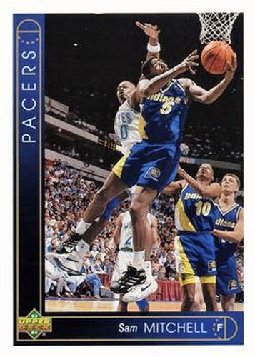 #98 Sam Mitchell - Indiana Pacers - 1993-94 Upper Deck Basketball