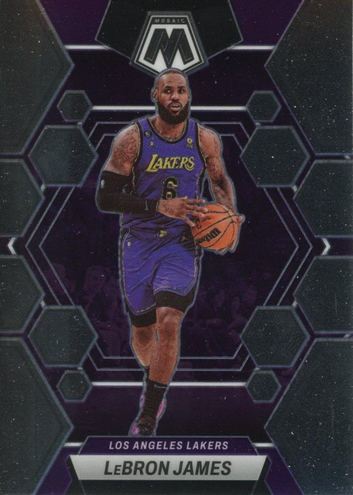 #98 LeBron James - Los Angeles Lakers - 2022-23 Panini Mosaic Basketball