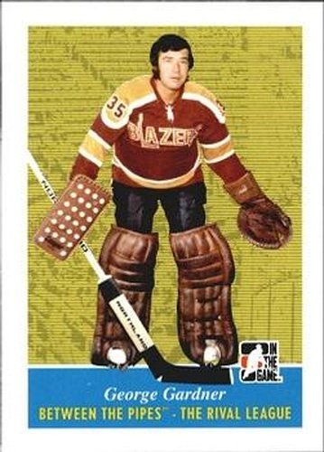 #98 George Gardner - Vancouver Blazers - 2008-09 In The Game Between The Pipes Hockey