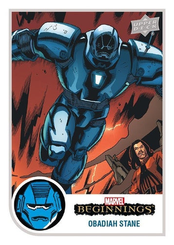 #98 Obadiah Stane - 2022 Upper Deck Marvel Beginnings