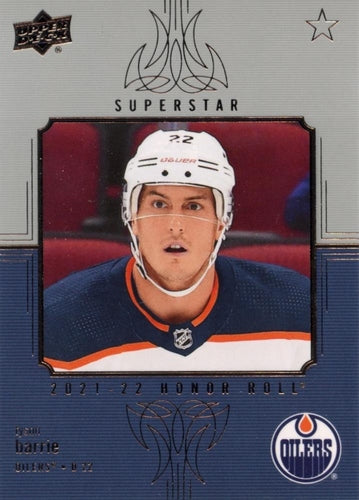 #HR-98 Tyson Barrie - Edmonton Oilers - 2021-22 Upper Deck - Honor Roll Hockey