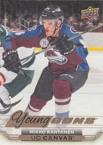 #C98 Mikko Rantanen - Colorado Avalanche - 2015-16 Upper Deck - UD Canvas Hockey