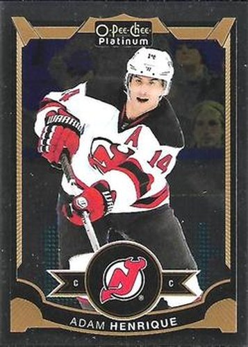 #98 Adam Henrique - New Jersey Devils - 2015-16 O-Pee-Chee Platinum Hockey