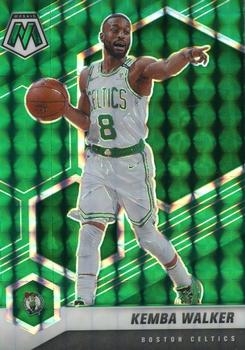 #98 Kemba Walker - Boston Celtics - 2020-21 Panini Mosaic - Mosaic Green Basketball