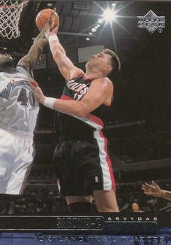 #98 Arvydas Sabonis - Portland Trail Blazers - 1999-00 Upper Deck Basketball
