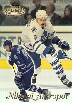 #98 Nikolai Antropov - Toronto Maple Leafs - 1999-00 Topps Gold Label Hockey