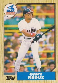 #99T Gary Redus - Chicago White Sox - 1987 Topps Traded Baseball