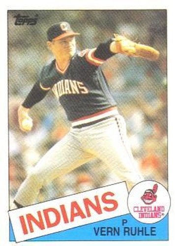 #99T Vern Ruhle - Cleveland Indians - 1985 Topps Traded Baseball