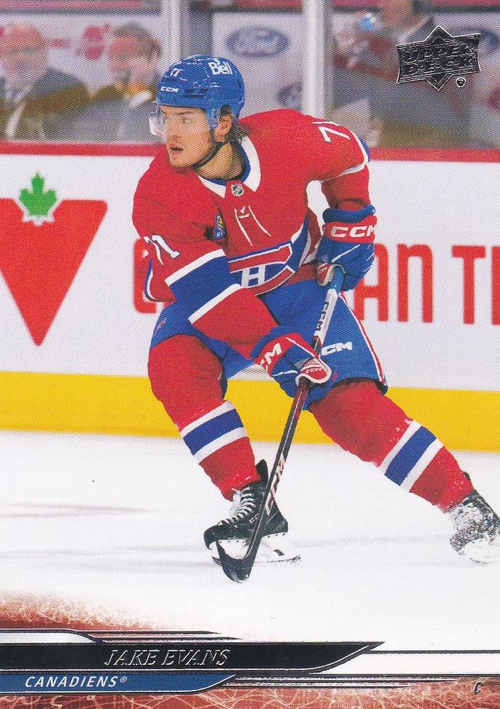 #99 Jake Evans - Montreal Canadiens - 2024-25 Upper Deck Hockey
