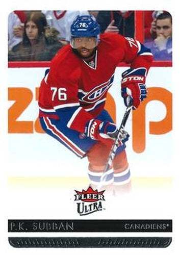 #99 P.K. Subban - Montreal Canadiens - 2014-15 Ultra Hockey