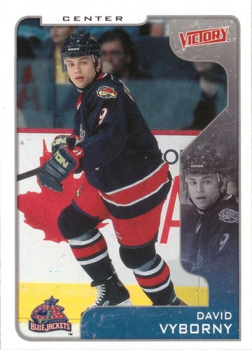 #99 David Vyborny - Columbus Blue Jackets - 2001-02 Upper Deck Victory Hockey