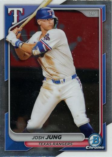 #99 Josh Jung - Texas Rangers - 2024 Bowman Chrome Baseball