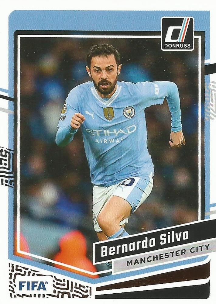 #99 Bernardo Silva - Manchester City - 2023-24 Donruss Soccer