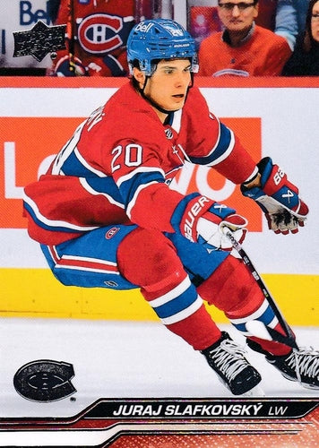 #99 Juraj Slafkovsky - Montreal Canadiens - 2023-24 Upper Deck Hockey