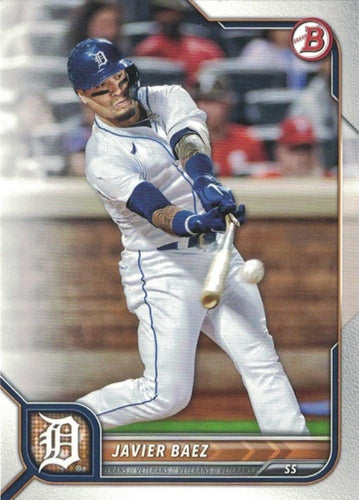 #99 Javier Baez - Detroit Tigers - 2022 Bowman Baseball