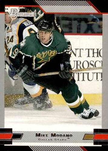 #99 Mike Modano - Dallas Stars - 2003-04 Bowman Draft Picks and Prospects Hockey