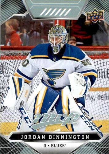 #99 Jordan Binnington - St. Louis Blues - 2019-20 Upper Deck MVP Hockey