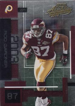 #99 Rod Gardner - Washington Redskins - 2003 Playoff Absolute Memorabilia Football
