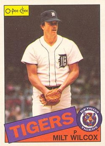 #99 Milt Wilcox - Detroit Tigers - 1985 O-Pee-Chee Baseball