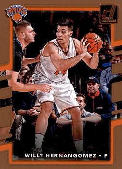 #99 Willy Hernangomez - New York Knicks - 2017-18 Donruss Basketball